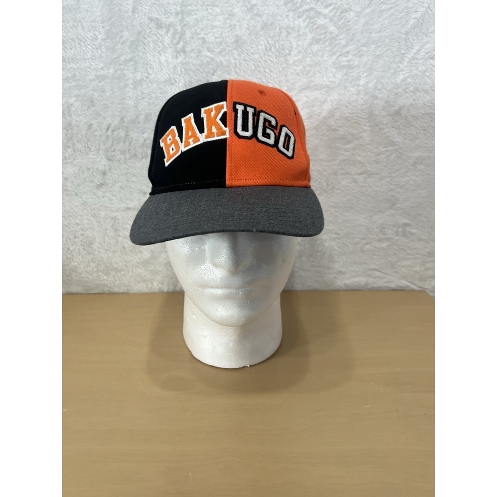 My‎ Hero Academia Bakugo UA Snapback Hat Crunchyroll Anime Orange Black